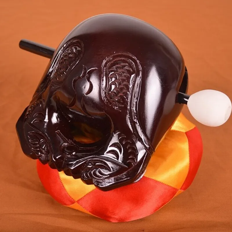 Отлично вырезанный религиозные 3 5 дюймов красновато монах деревянная рыба