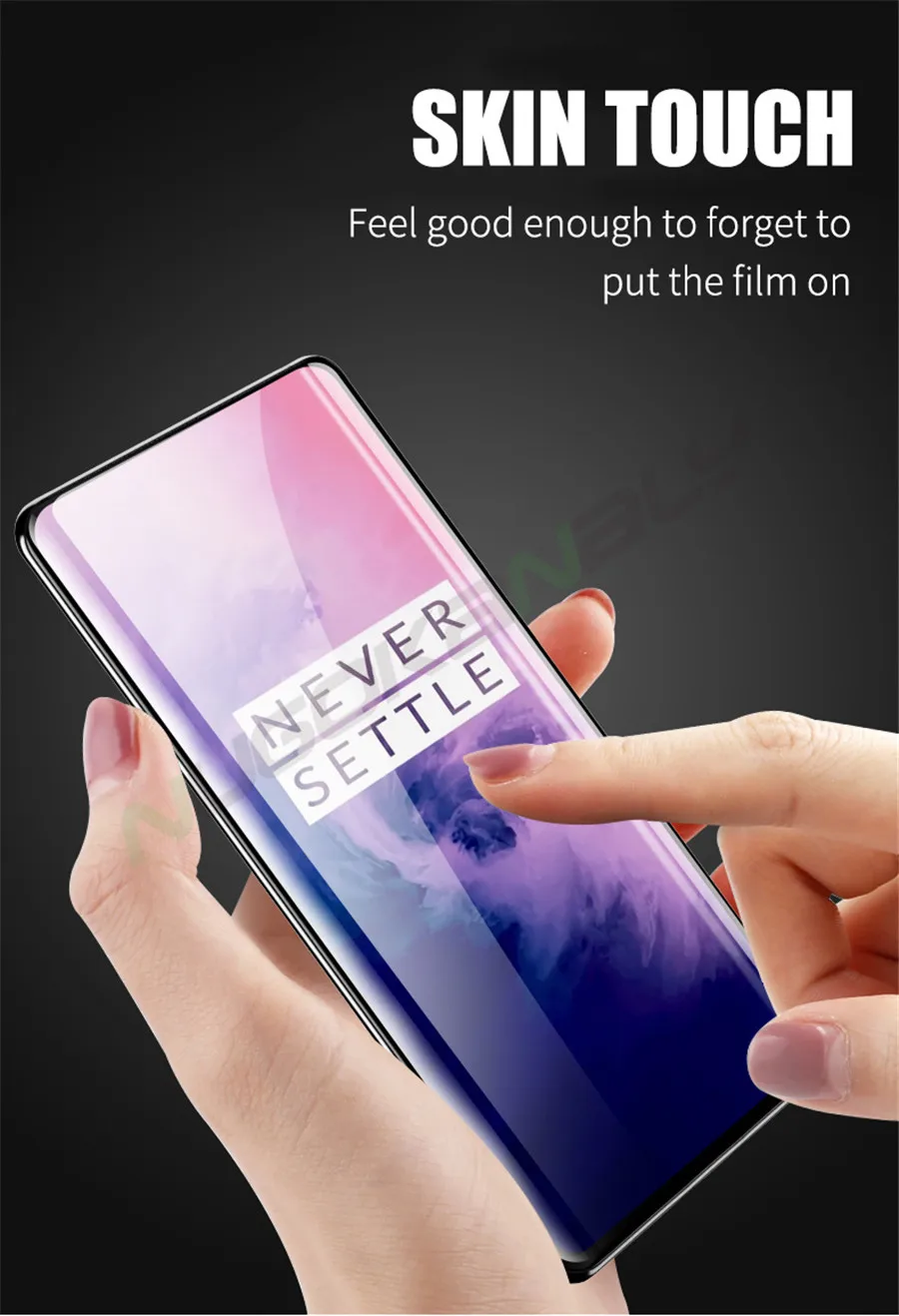 3D изогнутое полное покрытие из закаленного стекла для Oneplus 7 Pro Защита экрана для One plus 7 Pro стеклянная защитная пленка