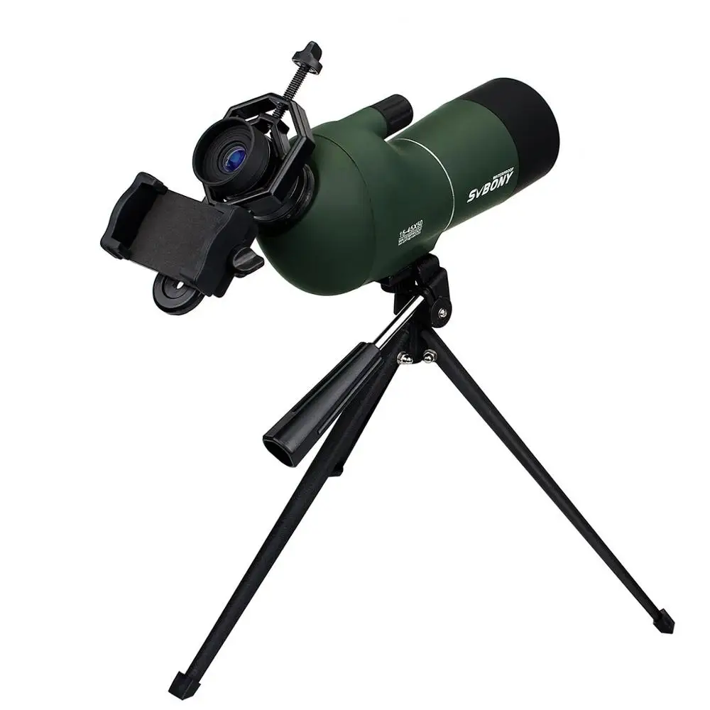 50mm Svbony SV28 50/60/70 мм телескоп зум-зрительная труба водонепроницаемый монокуляр с универсальным адаптером телефона для охоты стрельба из лука наблюдение за птицами F9308 - Цвет: 50mm