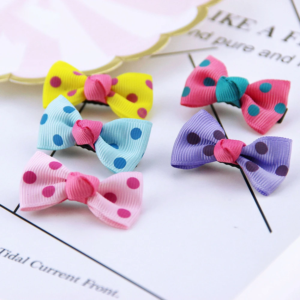 1PC Lovely Bowknot Hair Clip Girls Floral Barrettes Clips Kids Hairpin Headwear Children Accessories Headdress Ornaments | Детская