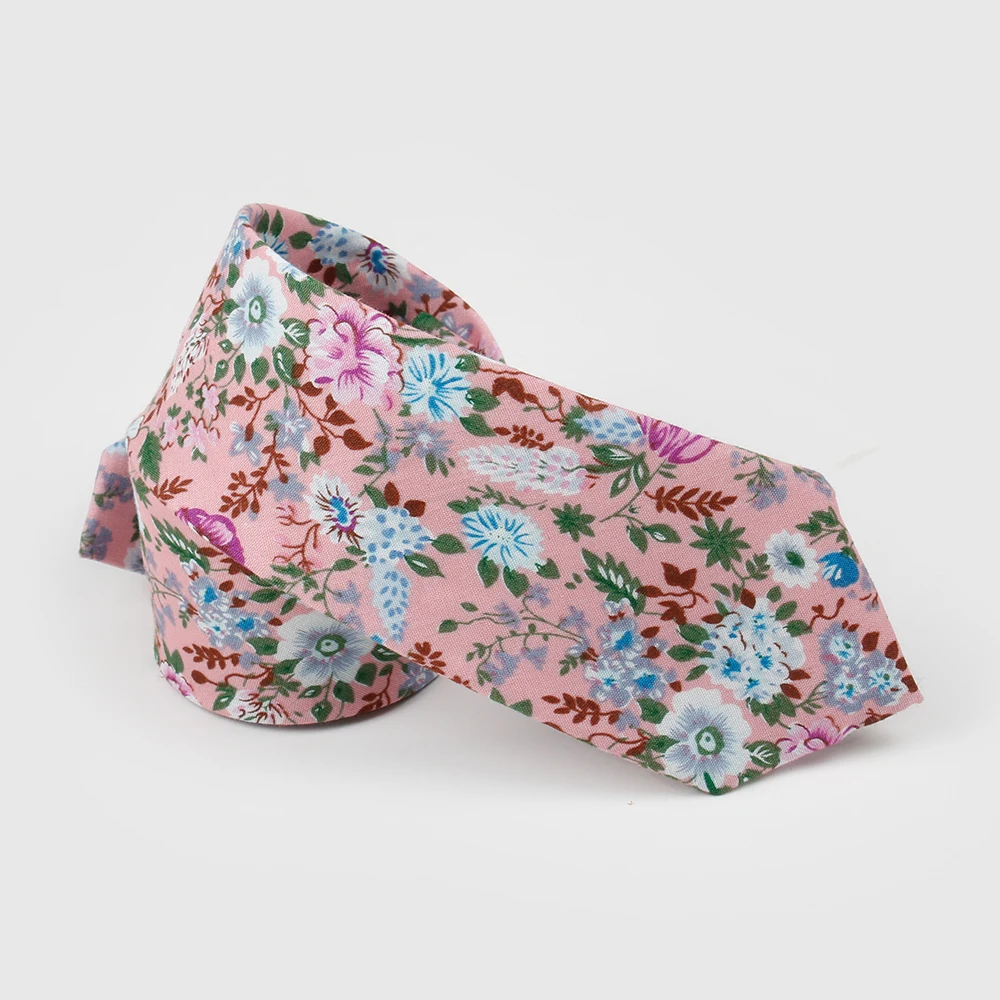 

Neck Ties Cotton Skinny Slim 6cm Tie Floral Casual Mens Ties Gravata Flower Neckwear for Mens Wedding Party