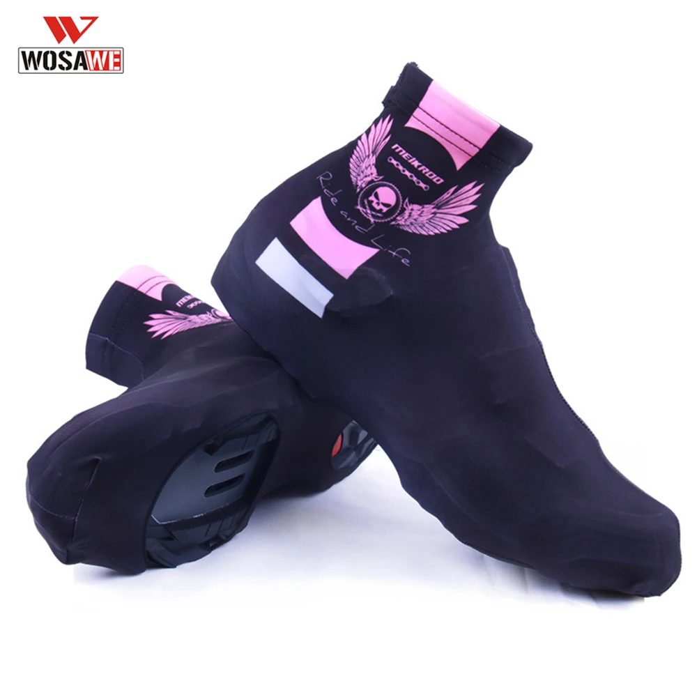 WOSAWE/1 пара велосипедных туфель с защитой от ветра многоразовая защитная обувь