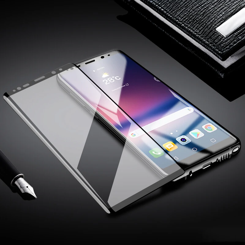 3D изогнутое прозрачное закаленное стекло для защиты экрана Samsung S8 Plus Note 8|Защитные