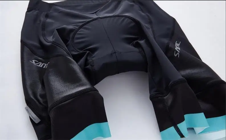 Santic мужские велосипедные шорты Coolmax 4D Pad шорты ударопрочный MTB дорожный велосипед Pro шорты анти-пиллинг Светоотражающие ciclismo