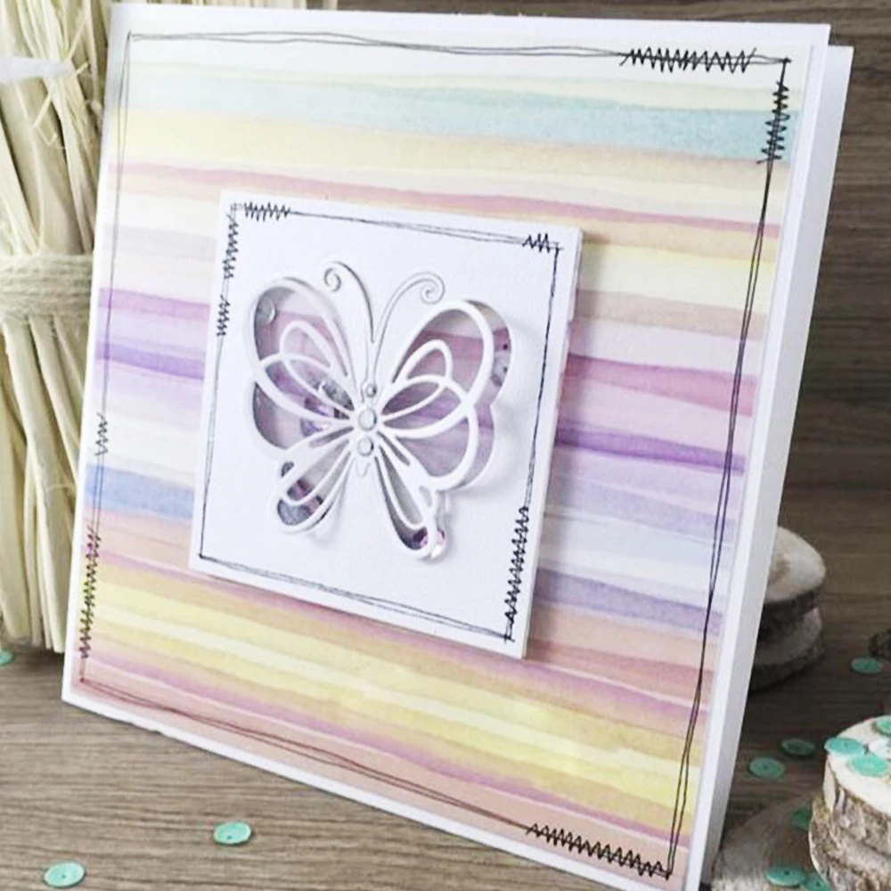 3 шт. танцующие бабочки металлический Трафаретный вырубной штамп 2020 Новый DIY