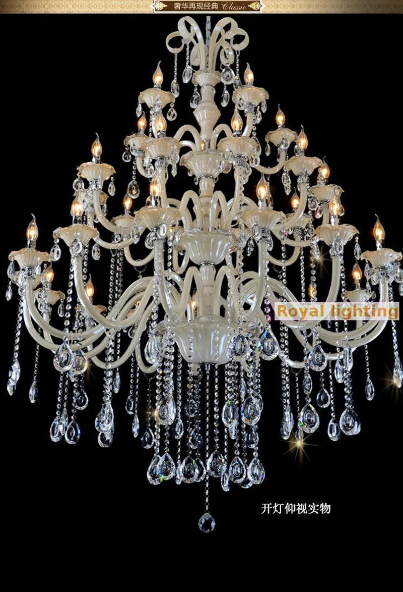 Стеклянная люстра для гостиной 30 люстр хрустальное освещение канделябро отель