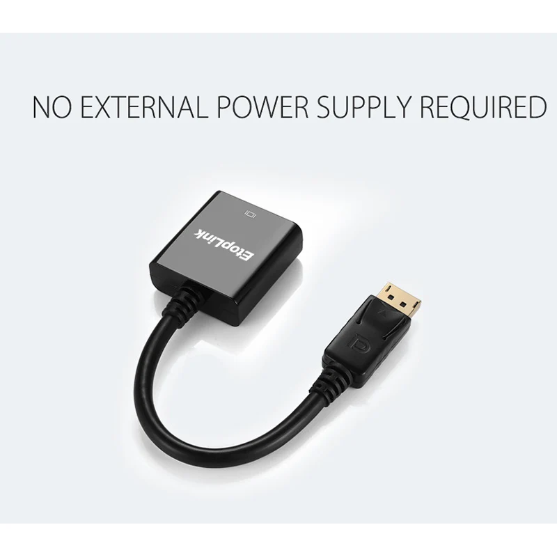 Etoplink DP к HDMI Женский адаптер большой корпус DisplayPort Конвертор Кабель для ПК ноутбук
