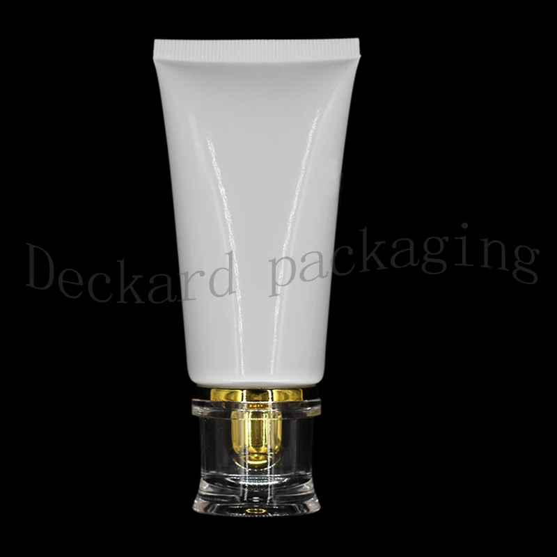 20 шт 50 г для женского парфюма белая мягкая трубка пустой прозрачный