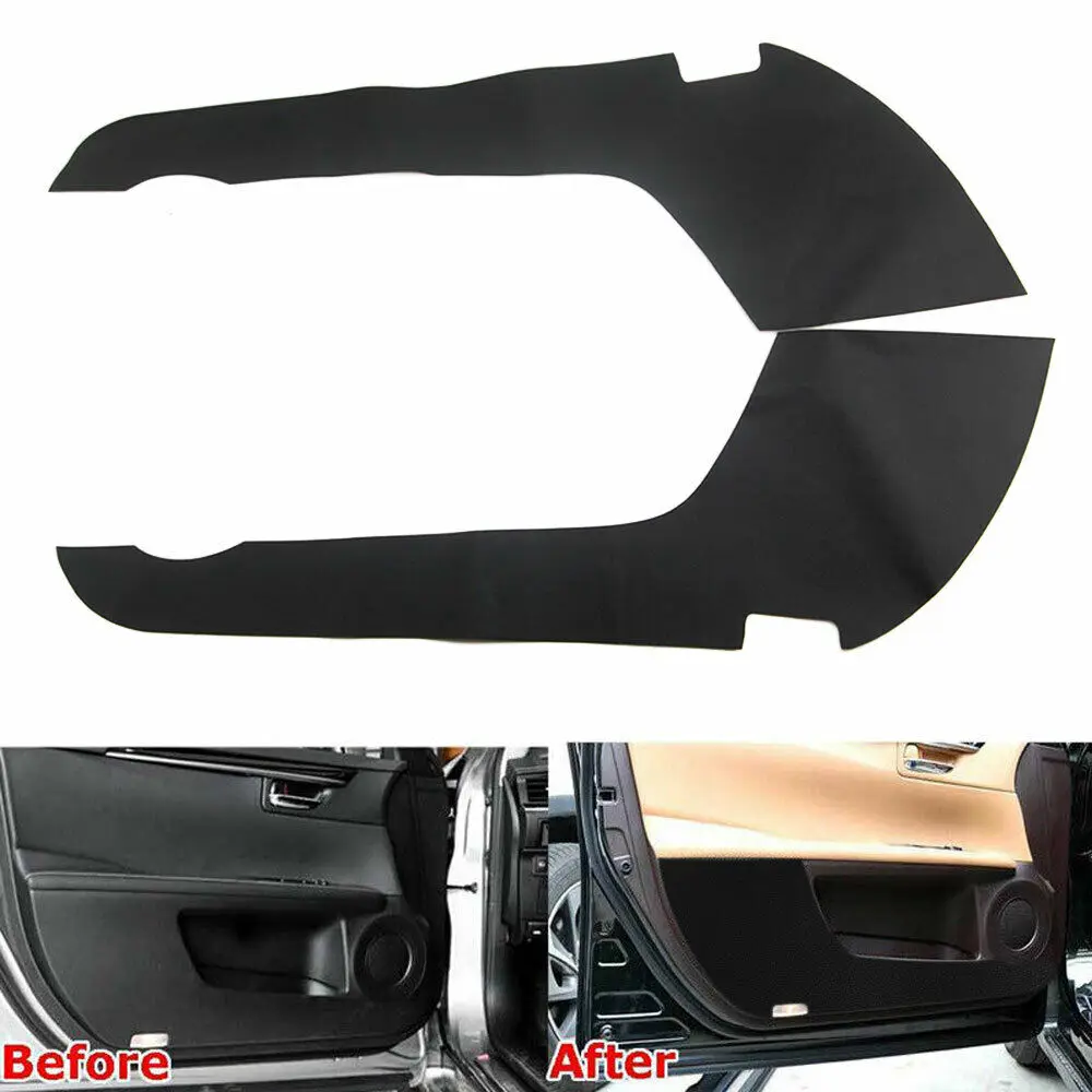 Из искусственной кожи двери автомобиля Anti kick коврик защитная накладка для Lexus ES200