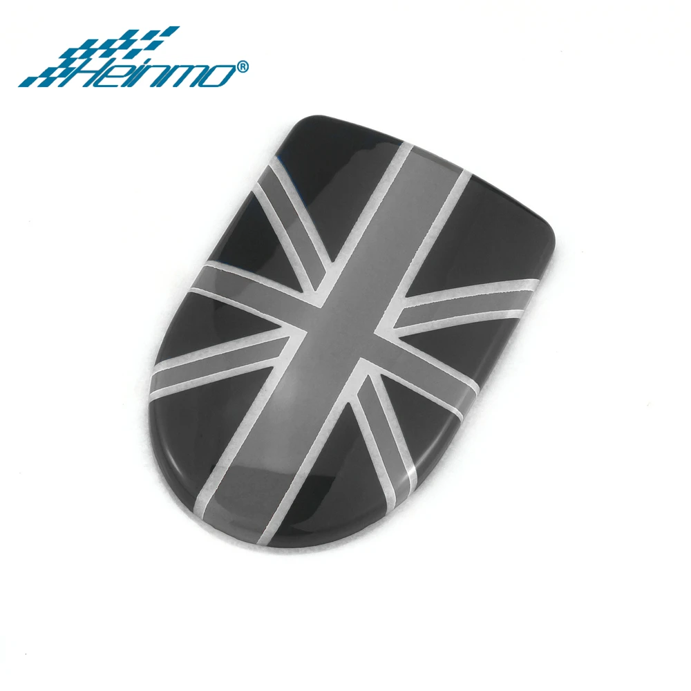 Grey Union Jack Для MINI Cooper аксессуары коробка для хранения Ручка Наклейка для MINI Cooper F56 F55 F57 автомобильный Стайлинг для MINI F56 декоративная крышка - Название цвета: Grey Union Jack