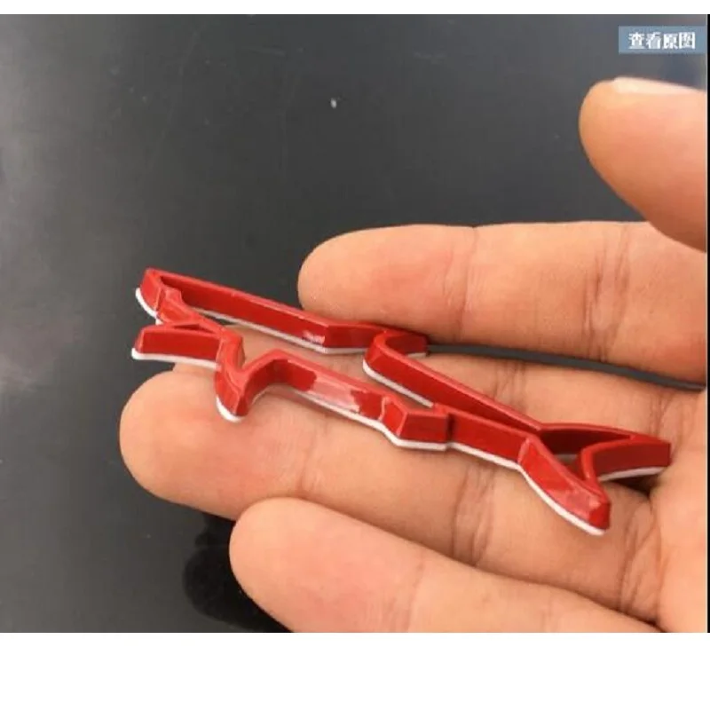 Металлическая 3D наклейка для стайлинга автомобиля полые рыбы Акула эмблема