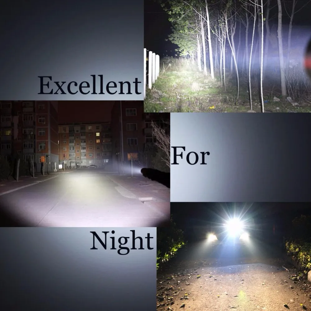 DaskFire Powerful LED Flashlight 7 XML T6 Led High Low Strobe Modes 4*18650 Handheld Waterproof Lamp for Camping | Освещение