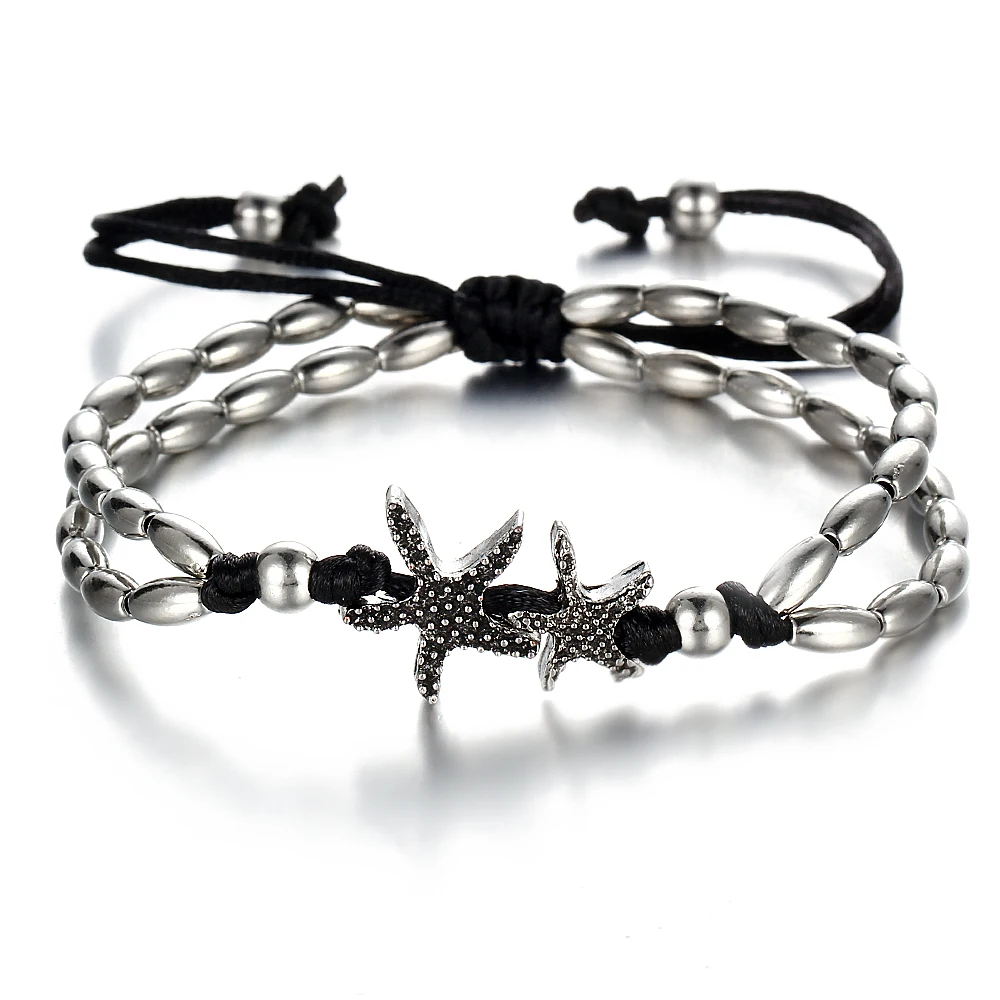 2018 Новая мода Ретро Богемия Морская звезда ножной браслет пляжные украшения для