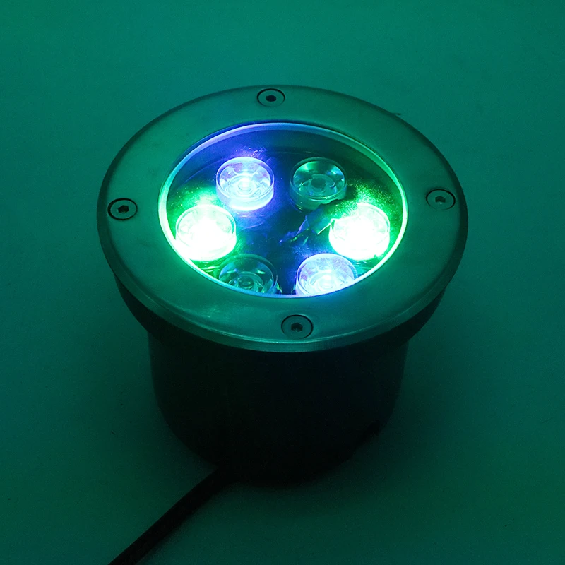 SZYOUMY 6 Вт RGB с контроллером LED напольный садовый Пол подземный светильник Точечный