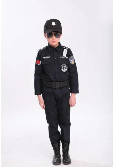 Костюм полицейского на день рождения для мальчиков 100-160 см | Тематическая одежда
