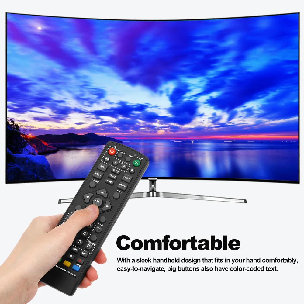 Универсальная DVB-T2 приставка клавиатура беспроводной умный пульт дистанционного