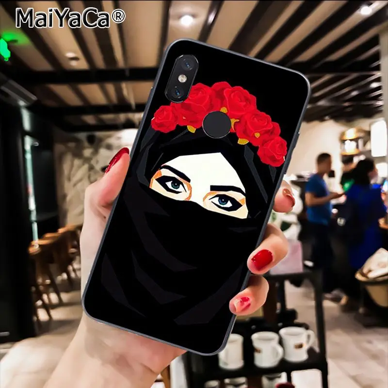 MaiYaCa Мусульманский Исламский грил глаза чехол для телефона Xiaomi Redmi8 4X 6A Redmi Go Redmi5 5Plus Note7 8ProA1 A2Lite