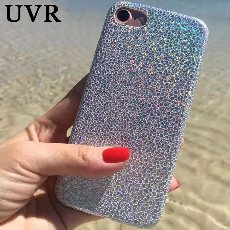 UVR Pretty Glitter Sparkle Rose Gold Pink Blue Silver Red Case Coque for iPhone 6 6S Plus 7 5 5S Ultra thin Soft Cover Capa | Мобильные