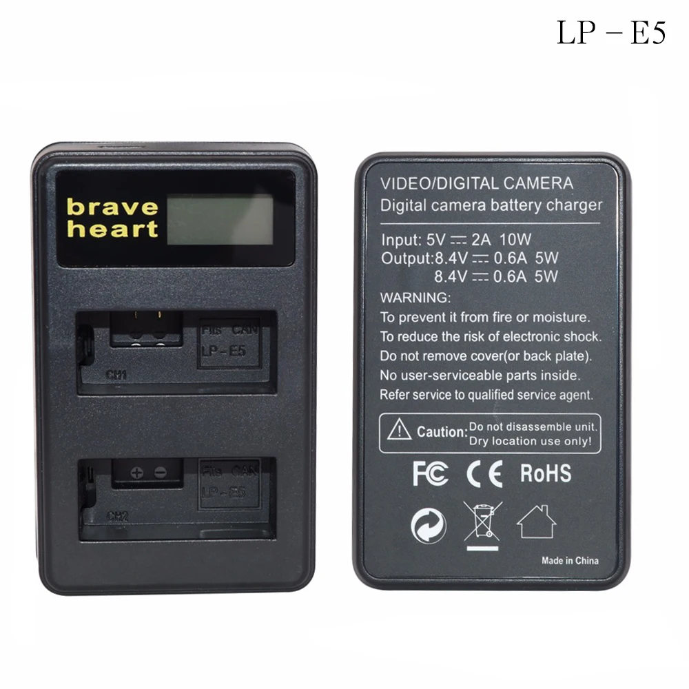 3x7.4 В Bateria LP-E5 Батареи для камеры Пакет LP E5 LPE5+ двойной зарядное устройство для Canon EOS 450D 500D 1000D поцелуй X2 X3 F Rebel XS XSi T1i