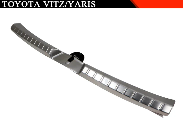 Автомобильный Стайлинг с блестками для Toyota Vitz Yaris внешняя защитная накладка на заднюю крышку багажника порог задней двери