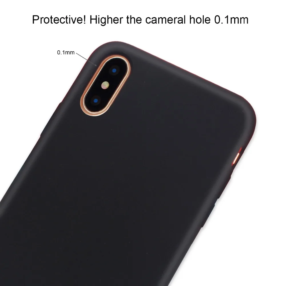 Mutural роскошь силиконовый чехол для iPhone X ультра тонкий защитный подушки fasihon |
