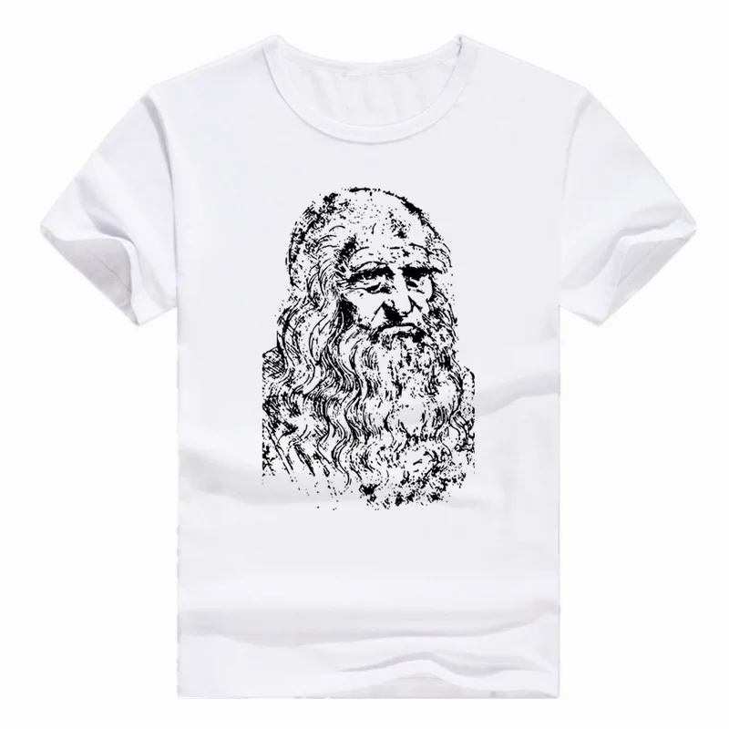 Забавная футболка азиатского размера с принтом да Винчи рок музыки гитары