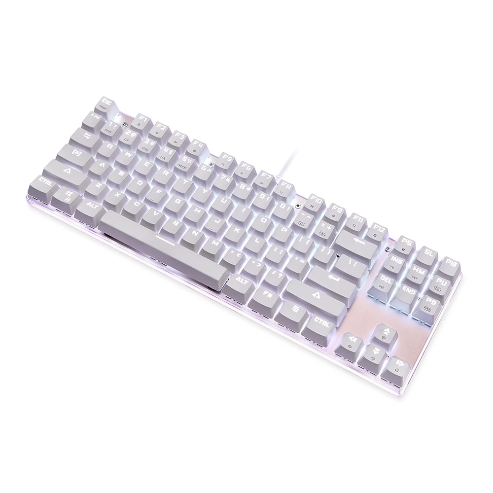 MOTOSPEED K87S 87 клавиш игровая клавиатура Проводная Механическая USB светодиодный RGB с