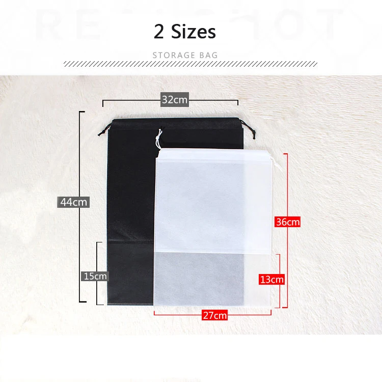 Водонепроницаемая сумка для обуви путешествий хранения Нетканая ткань