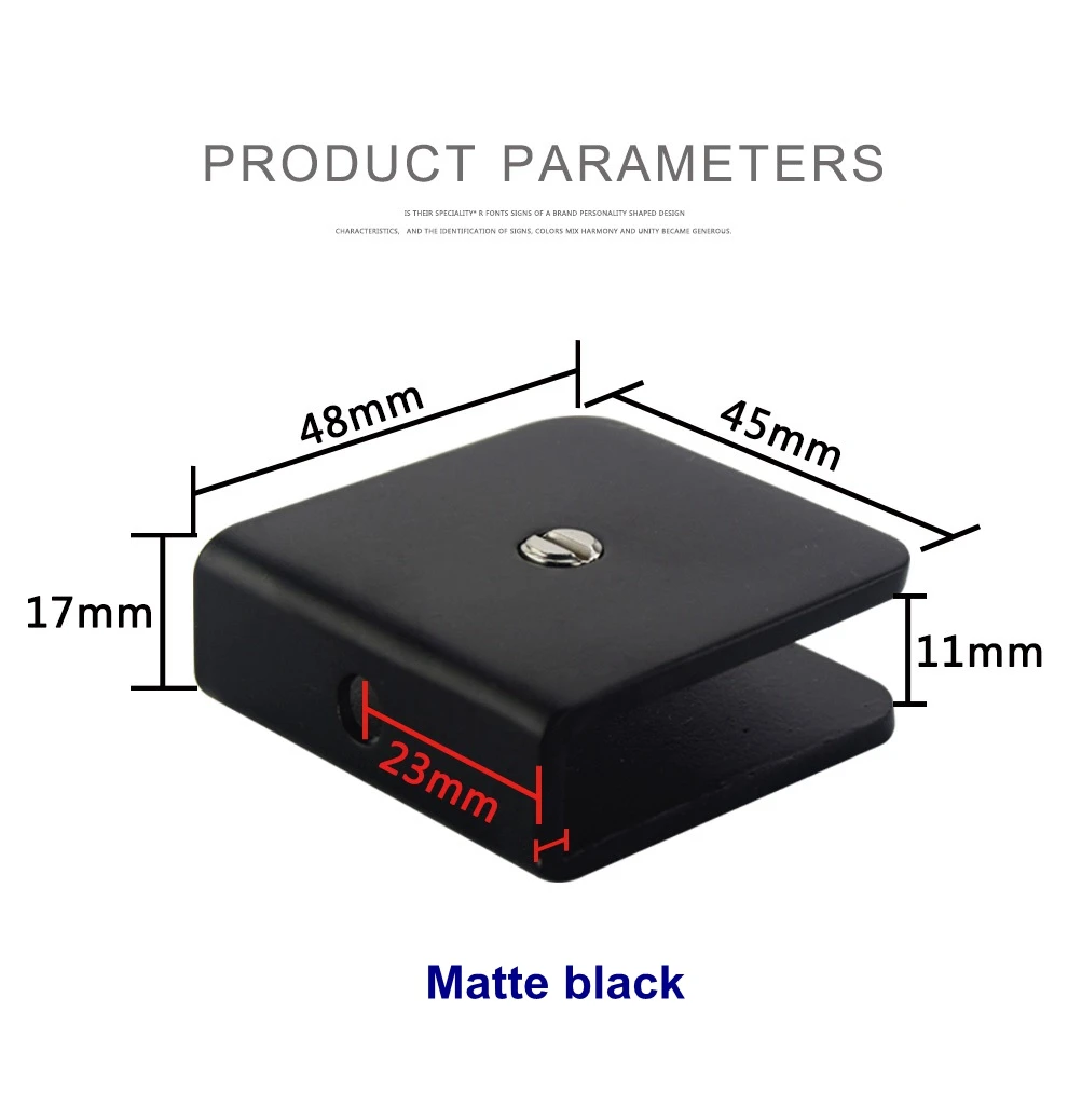 Зажим из нержавеющей стали 304 зажим для душевой двери держатель фиксированной