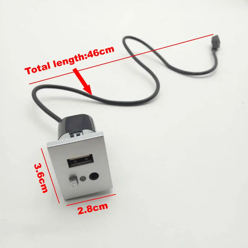 Для Ford Focus MK2 USB/AUX слот интерфейсы кнопка подключения + кабель интерфейс с мини USB