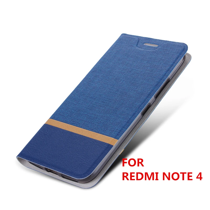 Простой redmi Note 4 Чехол оригинальность с карты карман флип чехол для xiaomi