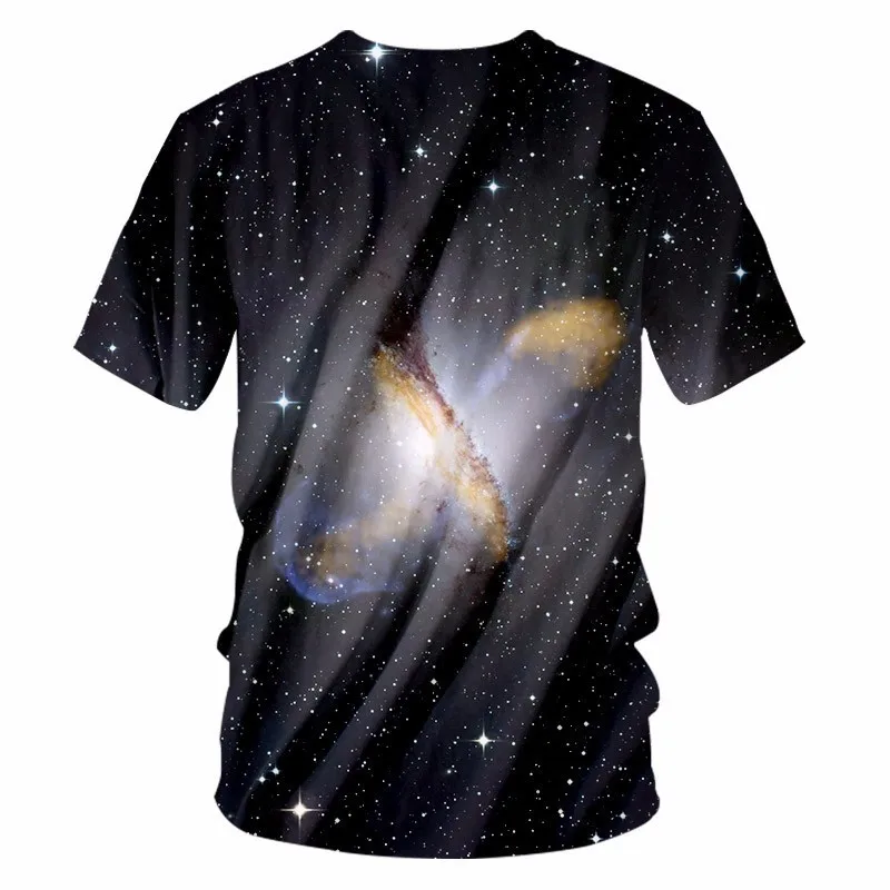 OGKB дропшиппинг футболка мужские летние топы 3d принт Космическая Звезда мужская