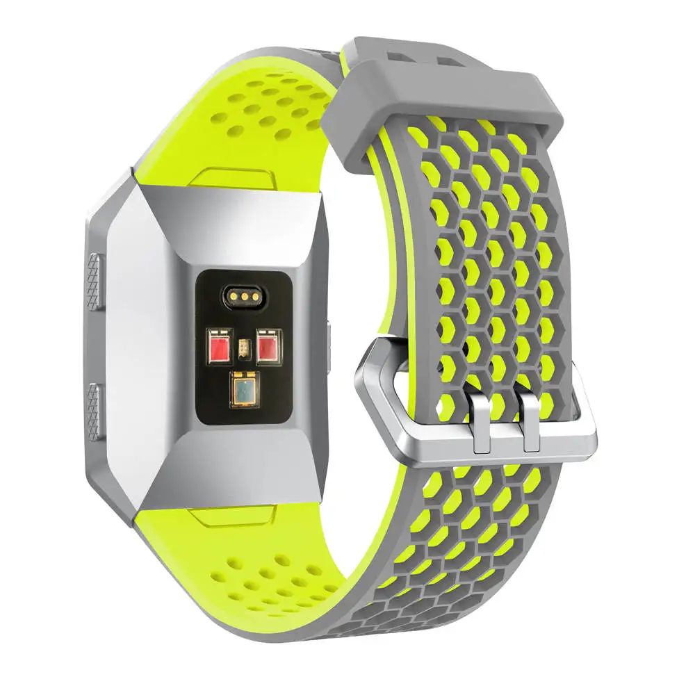 Силиконовые спортивные часы браслет светильник вес вентиляция для Fitbit ионные