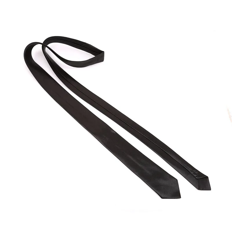 5cm black Мужские однотонные черные классические галстуки для жениха зеленого цвета 6 см тонкие шейные Галстуки для свадьба галстук тонкий галстук для жениха для мужчин - Цвет: 5cm black