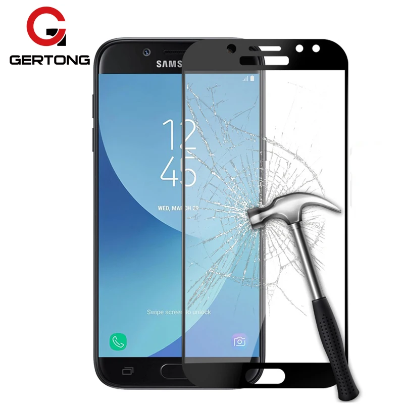 Закаленное стекло с полным покрытием для Samsung Galaxy A8 Plus 2018 Защита экрана J4 J6 J7 J8 J5 A7
