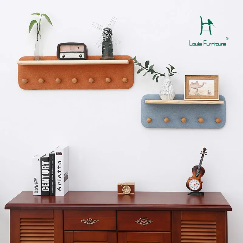 

Louis Fashion Coat Racks Solid Wood Hat Hanger Wall Hanging Originality