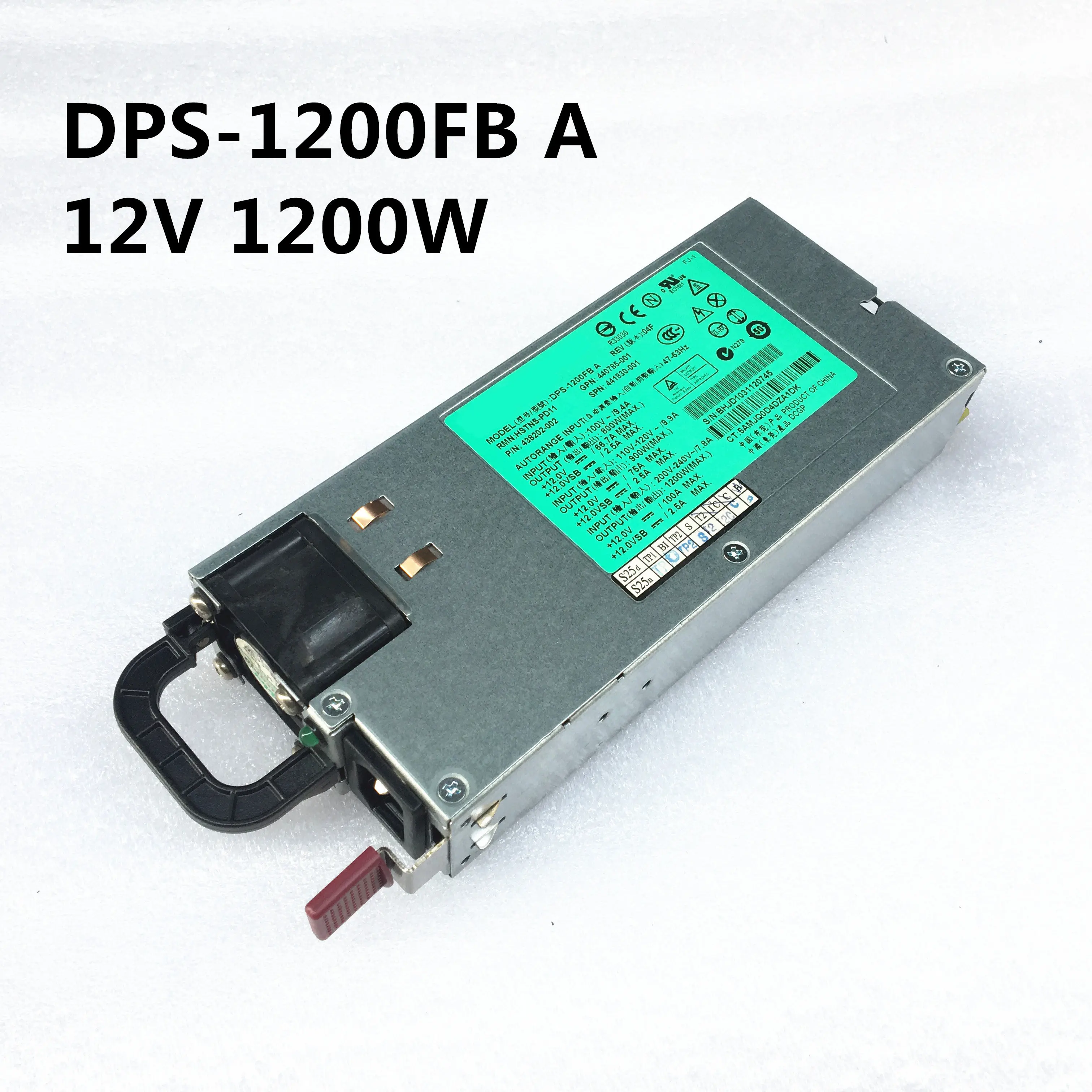 DL580G5 12V сервера Мощность DPS 1200FB в 438202 001 441830 440785 аккумулятор большой емкости 12В 100A