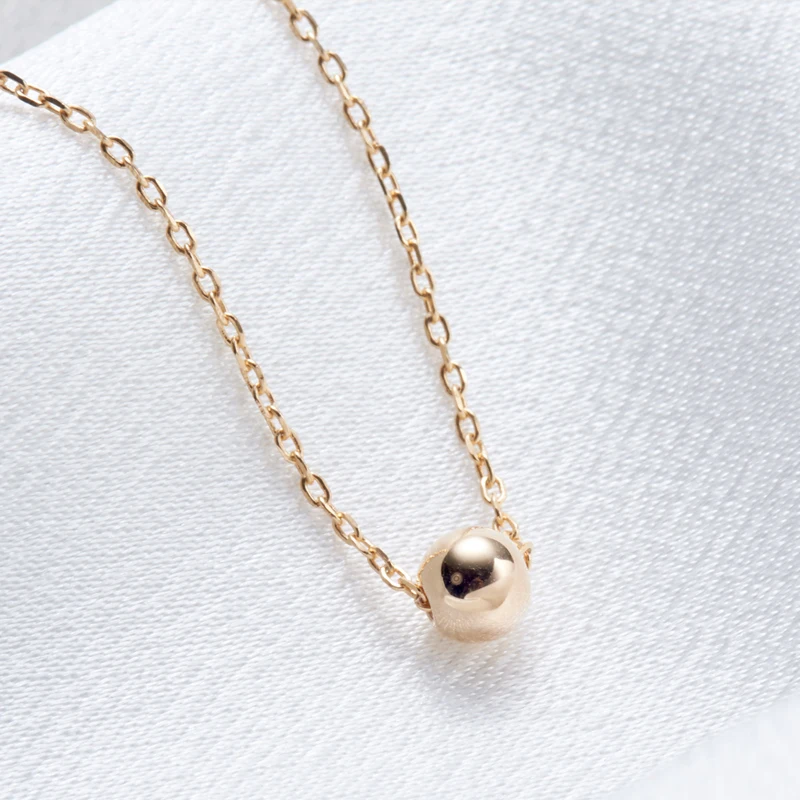 Женское Ожерелье с кулоном из стерлингового серебра 925 пробы в минималистическом