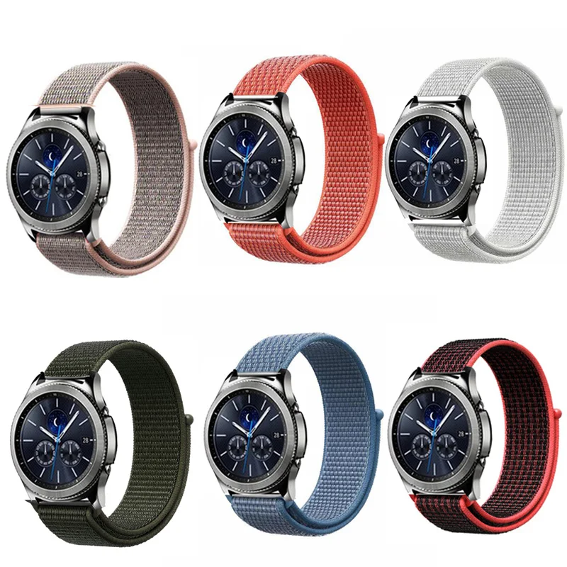 22 мм 20 ремешок для samsung Шестерни S3 s2 Спорт Frontier классический часов huami amazfit bip galaxy