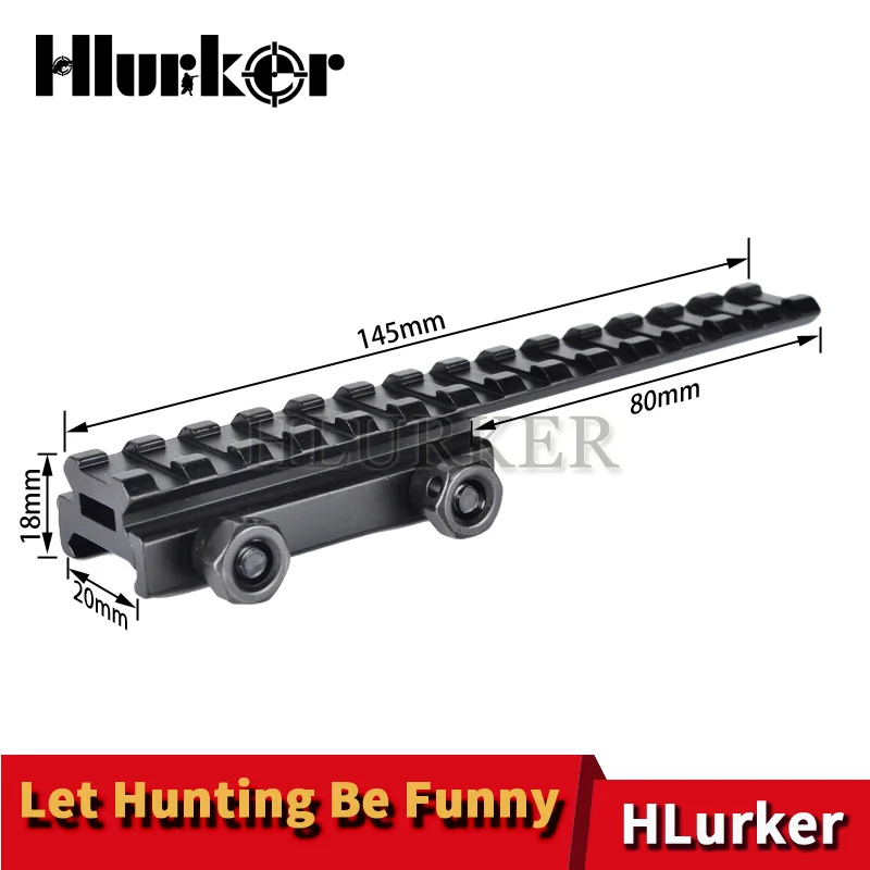 Hlurker AR15/M4/M16 крепление для прицела для винтовки с плоским верхом удлиненное крепление 20 мм Пикатинни Вивер рейка 0," крепление для прицела