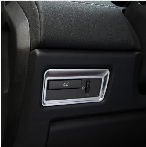 Хромированный аксессуар для интерьера наклейка на кнопки задней двери Land Rover Range