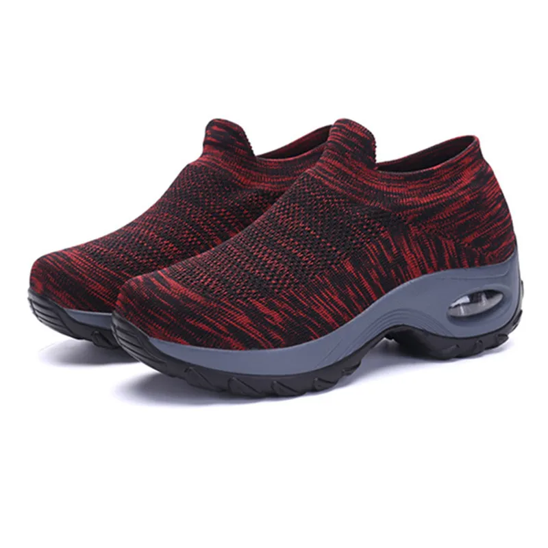 Женская обувь для тенниса спортивная из дышащего сетчатого материала на толстой