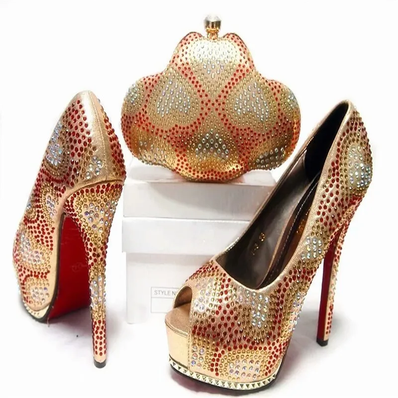 JA10-4 Фиолетовый Мода Африканский Свадьба Насосы И Мешок Новые Итальянская Обувь