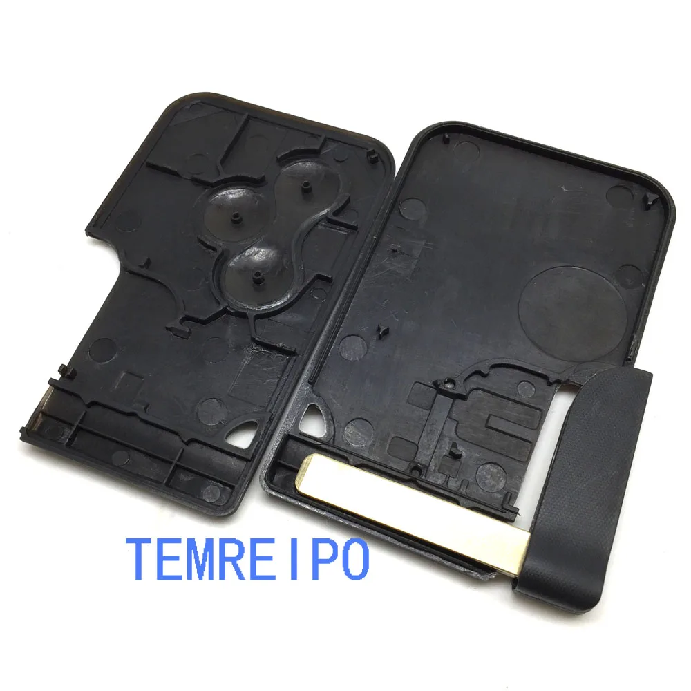 Чехол для смарт-карты 10 шт./лот с 3 кнопками чехол ключа от автомобиля Renual Megane