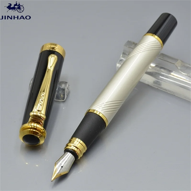 style 4 Бренд JINHAO 500, 6 цветов, авторучка с золотым зажимом, офисные канцелярские принадлежности, роскошный 0,7 наконечник для письма, чернильные ручки для рождественского подарка, A7 - Цвет: style 4