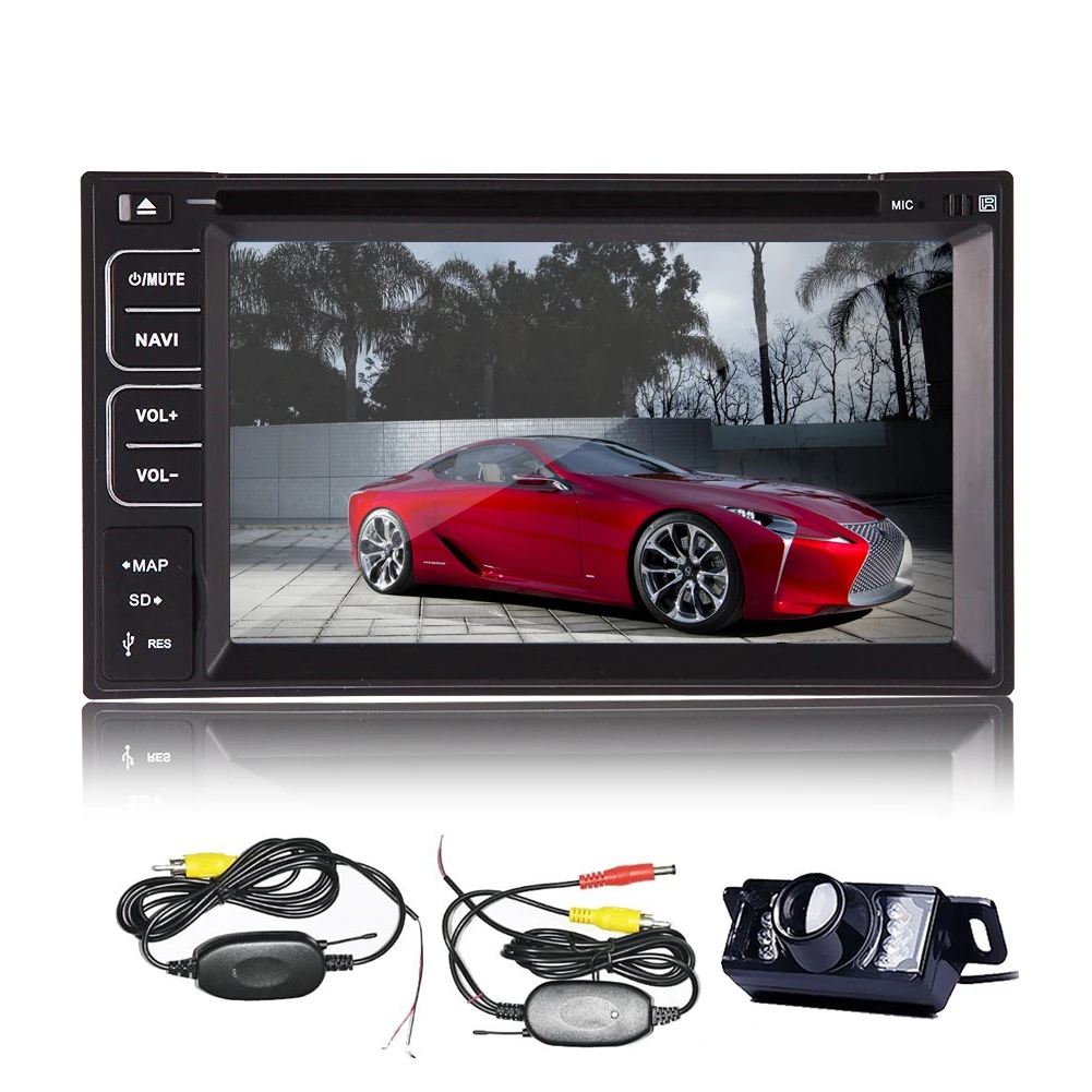Головного устройства PC Авто Радио стерео CD авто 6.2 дюймов AMP музыки в Deck Прокат