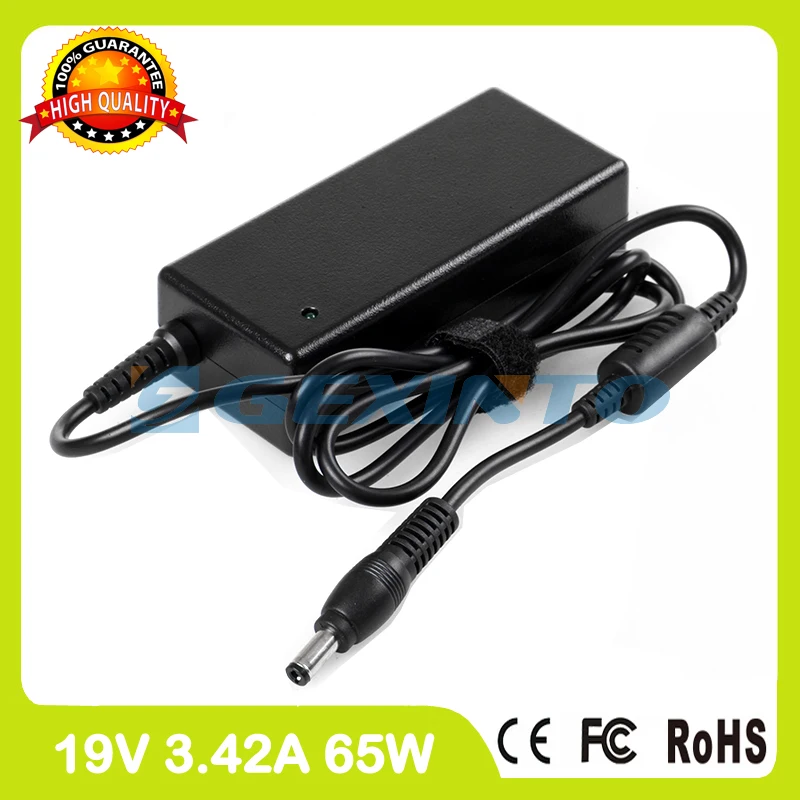 Ноутбук адаптер переменного тока зарядное устройство для Toshiba 19V 3.42A 65w PA3467U 1ACA