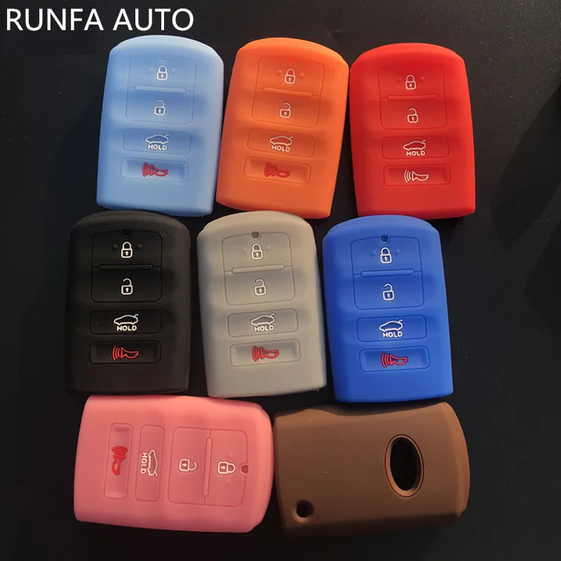 Силиконовый чехол с 4 кнопками для KIA K9 2013 16 Kadinza Cadenza K7 дистанционного ключа