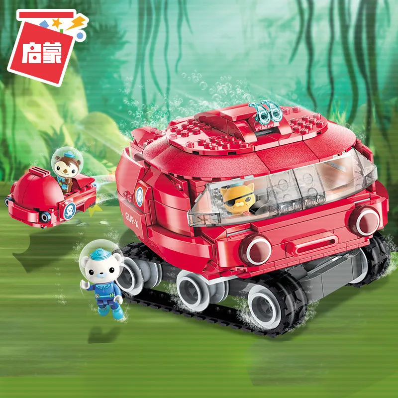 Просветить 3707 395 шт. Осьминог Подкова Краб Мультфильм Octonauts крупный самолет