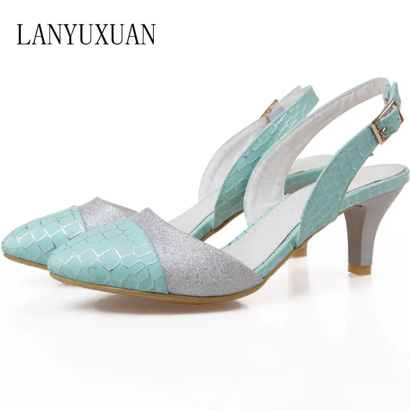 2017 г. Новинка ограниченная серия модные сандалии среднего размера (b m) женские